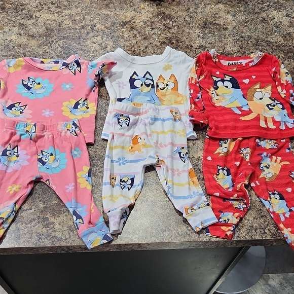 Source Unknown Other - Bluey Baby Pajama Set